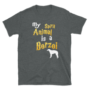 Borzoi T shirt -  Spirit Animal Unisex T-shirt