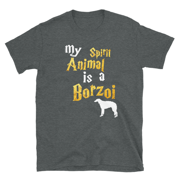 Borzoi T shirt -  Spirit Animal Unisex T-shirt