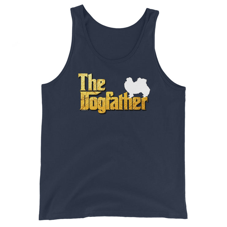 Japanese Chin Tank Top - Dogfather Tank Top Unisex
