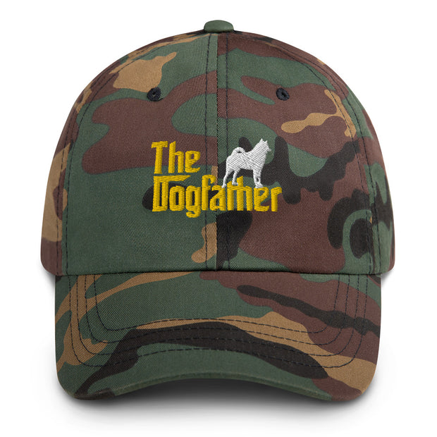 Norwegian Elkhound Dad Cap - Dogfather Hat