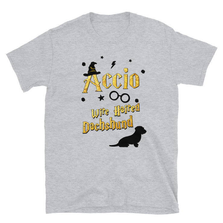 Accio Wire Haired Dachshund T Shirt - Unisex
