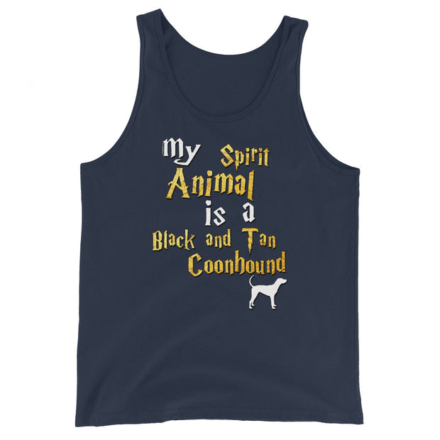 Black and Tan Coonhound Tank Top -  Spirit Animal Unisex