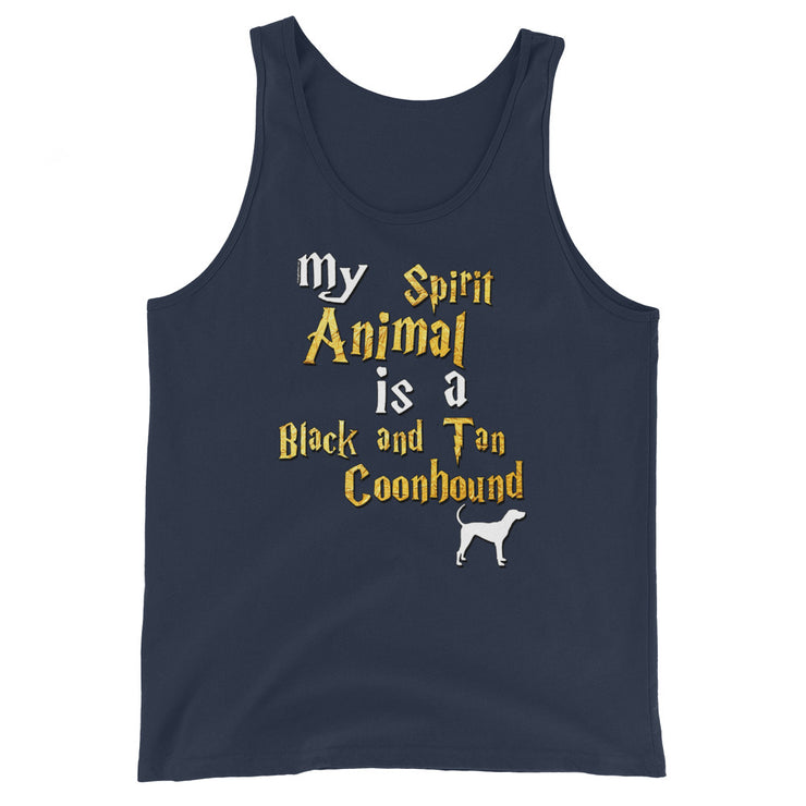 Black and Tan Coonhound Tank Top -  Spirit Animal Unisex