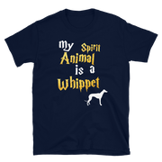 Whippet T shirt -  Spirit Animal Unisex T-shirt