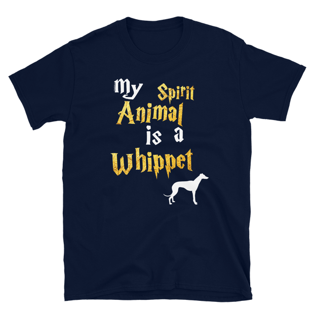 Whippet T shirt -  Spirit Animal Unisex T-shirt