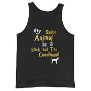 Black and Tan Coonhound Tank Top -  Spirit Animal Unisex