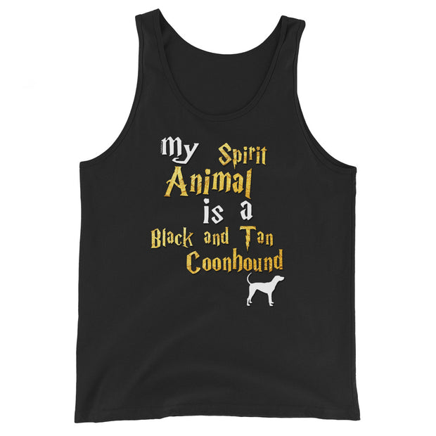 Black and Tan Coonhound Tank Top -  Spirit Animal Unisex