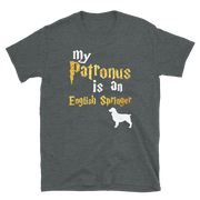 English Springer T shirt -  Patronus Unisex T-shirt
