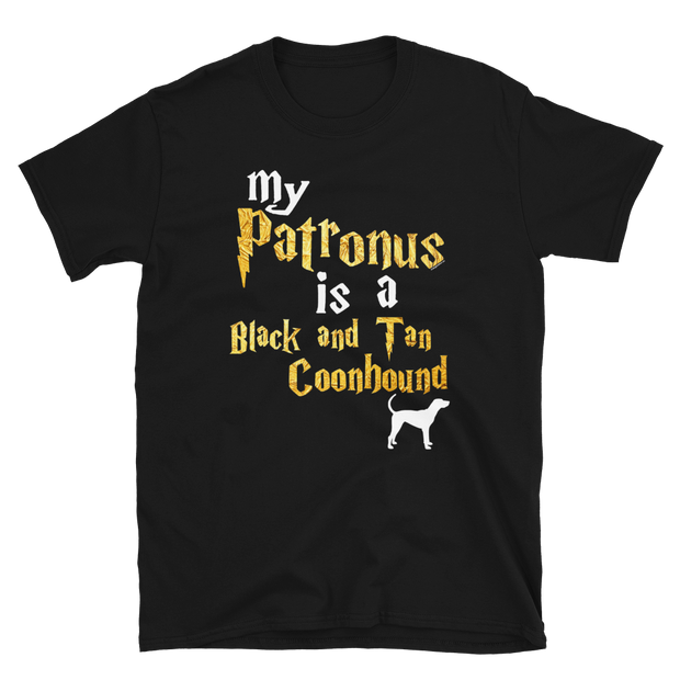 Black and Tan Coonhound T shirt -  Patronus Unisex T-shirt