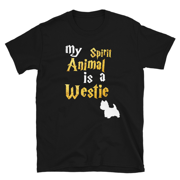 Westie T shirt -  Spirit Animal Unisex T-shirt