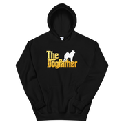 Norwegian Elkhound Dogfather Unisex Hoodie
