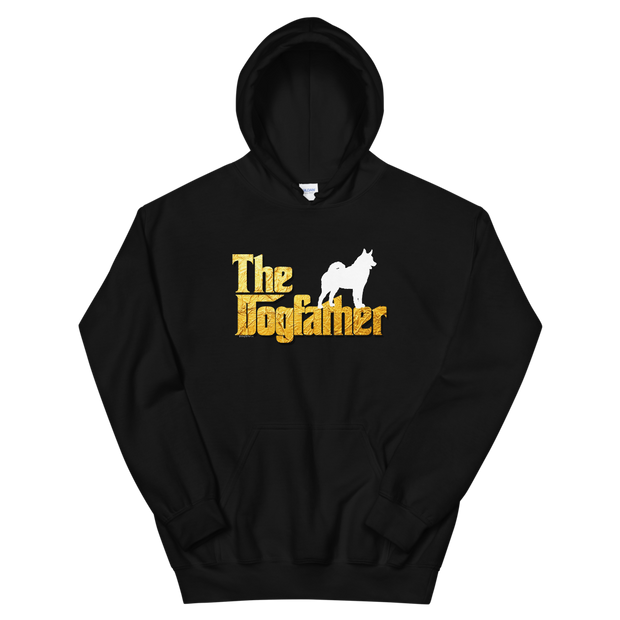 Norwegian Elkhound Dogfather Unisex Hoodie