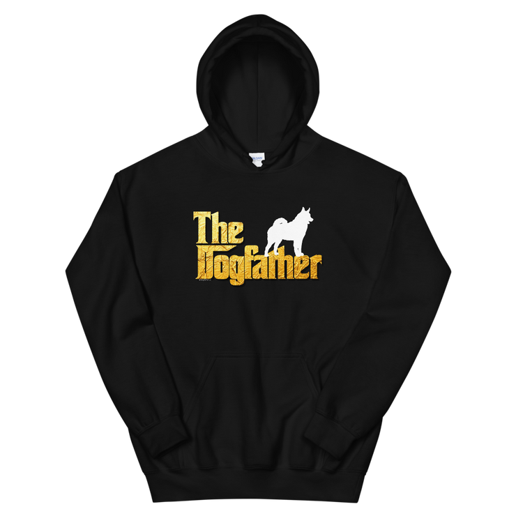 Norwegian Elkhound Dogfather Unisex Hoodie