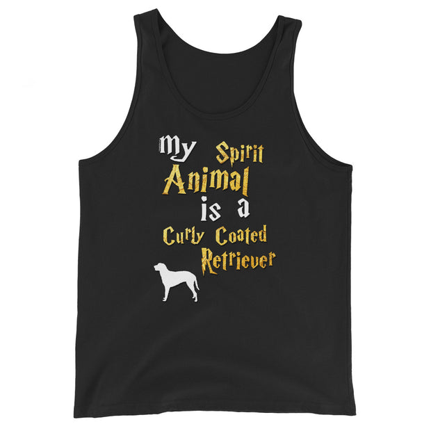 Curly Coated Retriever Tank Top -  Spirit Animal Unisex