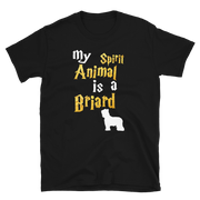 Briard T shirt -  Spirit Animal Unisex T-shirt