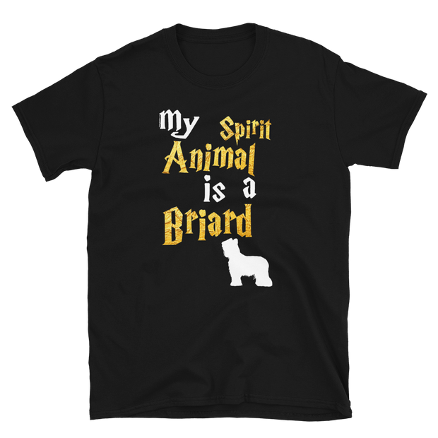 Briard T shirt -  Spirit Animal Unisex T-shirt