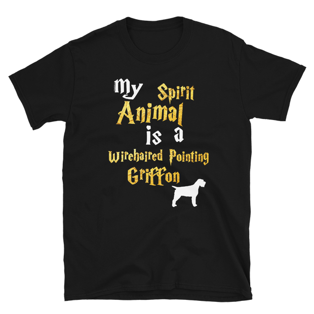 Wirehaired Pointing Griffon T shirt -  Spirit Animal Unisex T-shirt