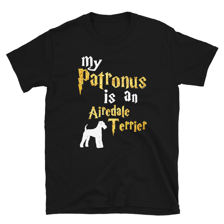 Airedale Terrier T shirt -  Patronus Unisex T-shirt