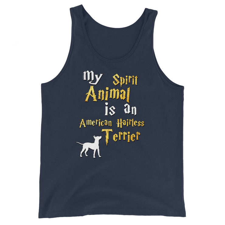 American Hairless Terrier Tank Top -  Spirit Animal Unisex