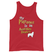 Australian Shepherd Dog Tank Top -  Patronus Unisex