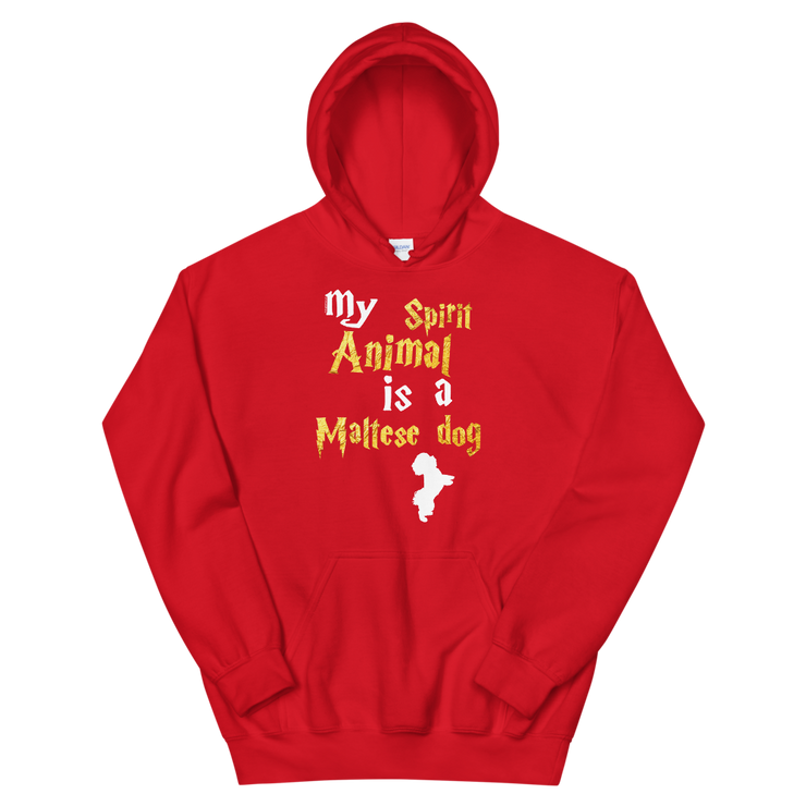 Maltese Dog Hoodie -  Spirit Animal Unisex Hoodie