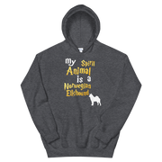 Norwegian Elkhound Hoodie -  Spirit Animal Unisex Hoodie