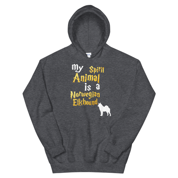 Norwegian Elkhound Hoodie -  Spirit Animal Unisex Hoodie