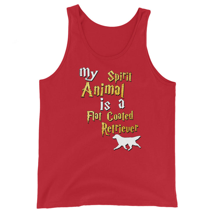 Flat Coated Retriever Tank Top -  Spirit Animal Unisex