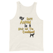 Black and Tan Coonhound Tank Top - Spirit Animal Unisex