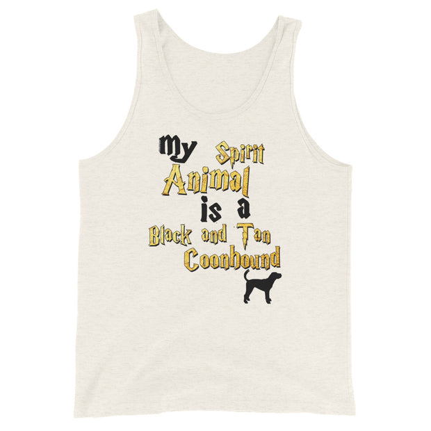 Black and Tan Coonhound Tank Top - Spirit Animal Unisex