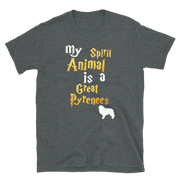 Great Pyrenees T shirt -  Spirit Animal Unisex T-shirt
