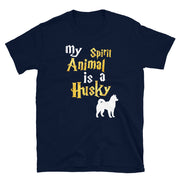 Husky T shirt -  Spirit Animal Unisex T-shirt