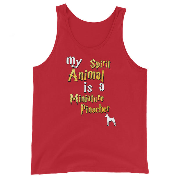 Miniature Pinscher Tank Top -  Spirit Animal Unisex