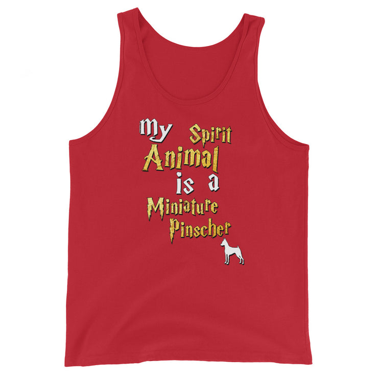 Miniature Pinscher Tank Top -  Spirit Animal Unisex