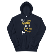 Toy Fox Terrier Hoodie -  Spirit Animal Unisex Hoodie