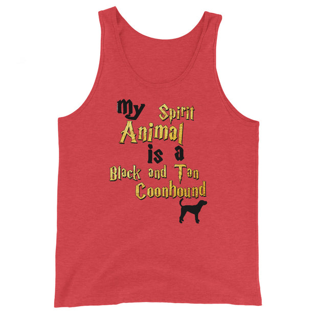 Black and Tan Coonhound Tank Top - Spirit Animal Unisex