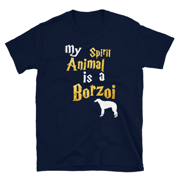 Borzoi T shirt -  Spirit Animal Unisex T-shirt
