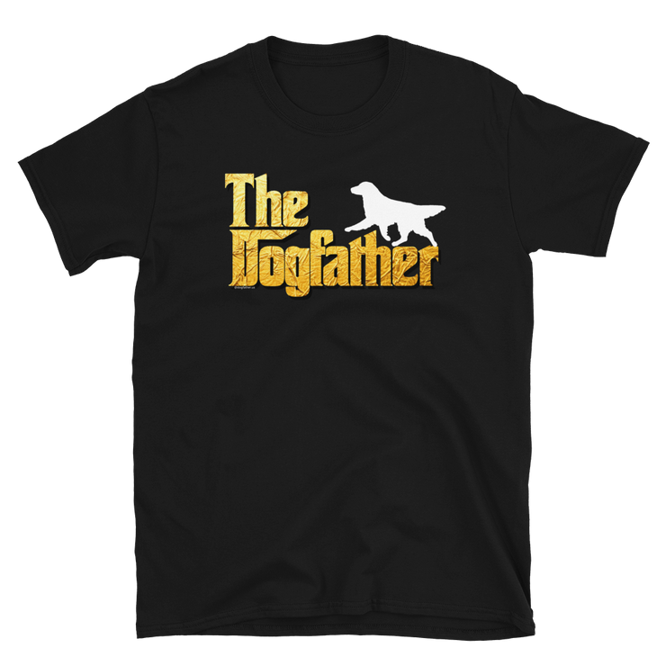 Flat Coated Retriever Dogfather Unisex T Shirt
