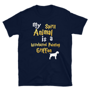 Wirehaired Pointing Griffon T shirt -  Spirit Animal Unisex T-shirt