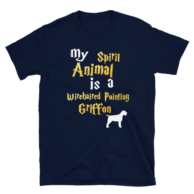 Wirehaired Pointing Griffon T shirt -  Spirit Animal Unisex T-shirt