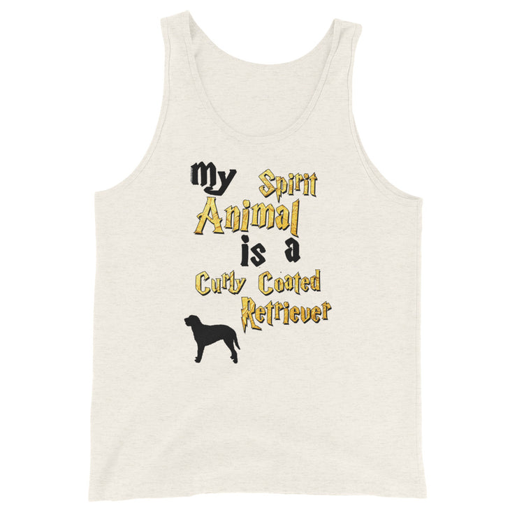 Curly Coated Retriever Tank Top - Spirit Animal Unisex