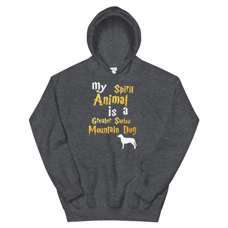 Greater Swiss Mountain Dog Hoodie -  Spirit Animal Unisex Hoodie
