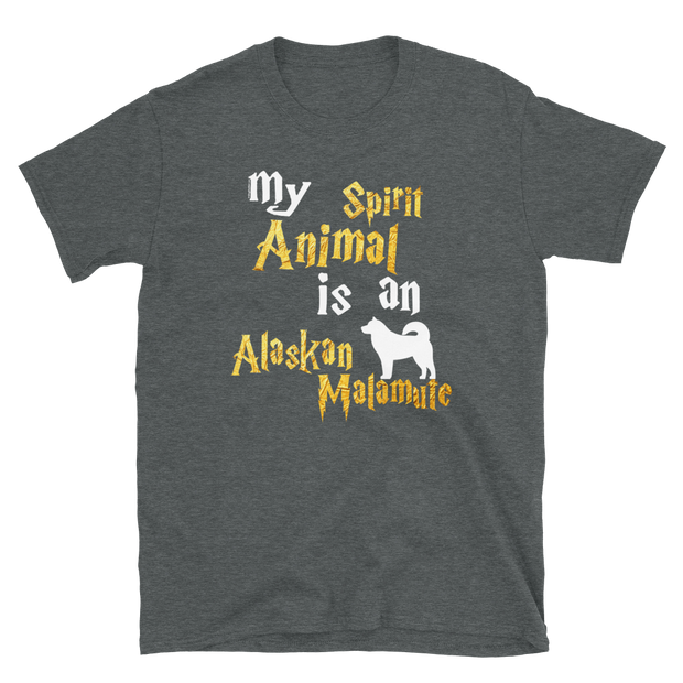 Alaskan Malamute T shirt -  Spirit Animal Unisex T-shirt
