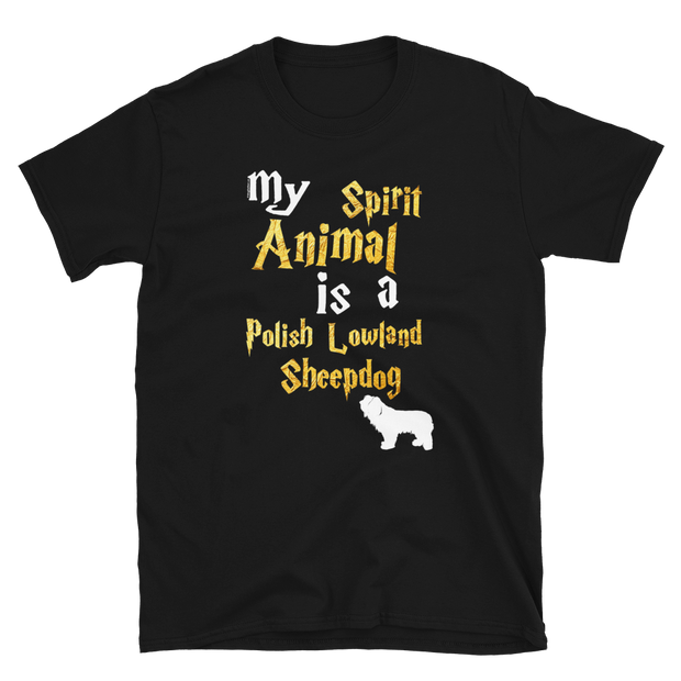 Polish Lowland Sheepdog T shirt -  Spirit Animal Unisex T-shirt