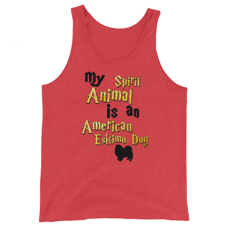 American Eskimo Dog Tank Top - Spirit Animal Unisex