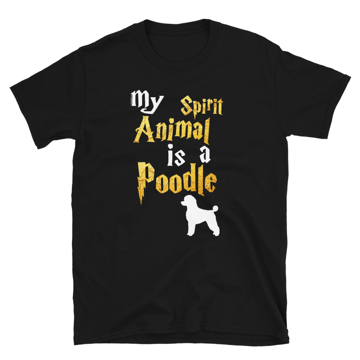 Poodle T shirt -  Spirit Animal Unisex T-shirt