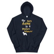Miniature Schnauzer Hoodie -  Spirit Animal Unisex Hoodie