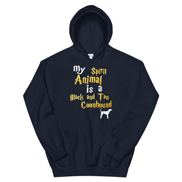 Black and Tan Coonhound Hoodie -  Spirit Animal Unisex Hoodie