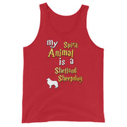 Shetland Sheepdog Tank Top -  Spirit Animal Unisex