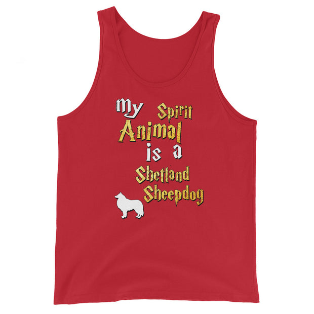 Shetland Sheepdog Tank Top -  Spirit Animal Unisex